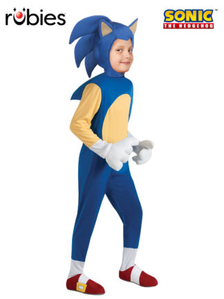 SONIC THE HEDGEHOG DELUXE COSTUME, CHILD