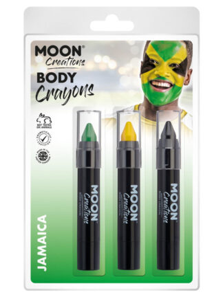 MOON CREATIONS BODY CRAYONS - JAMAICA COLOURS