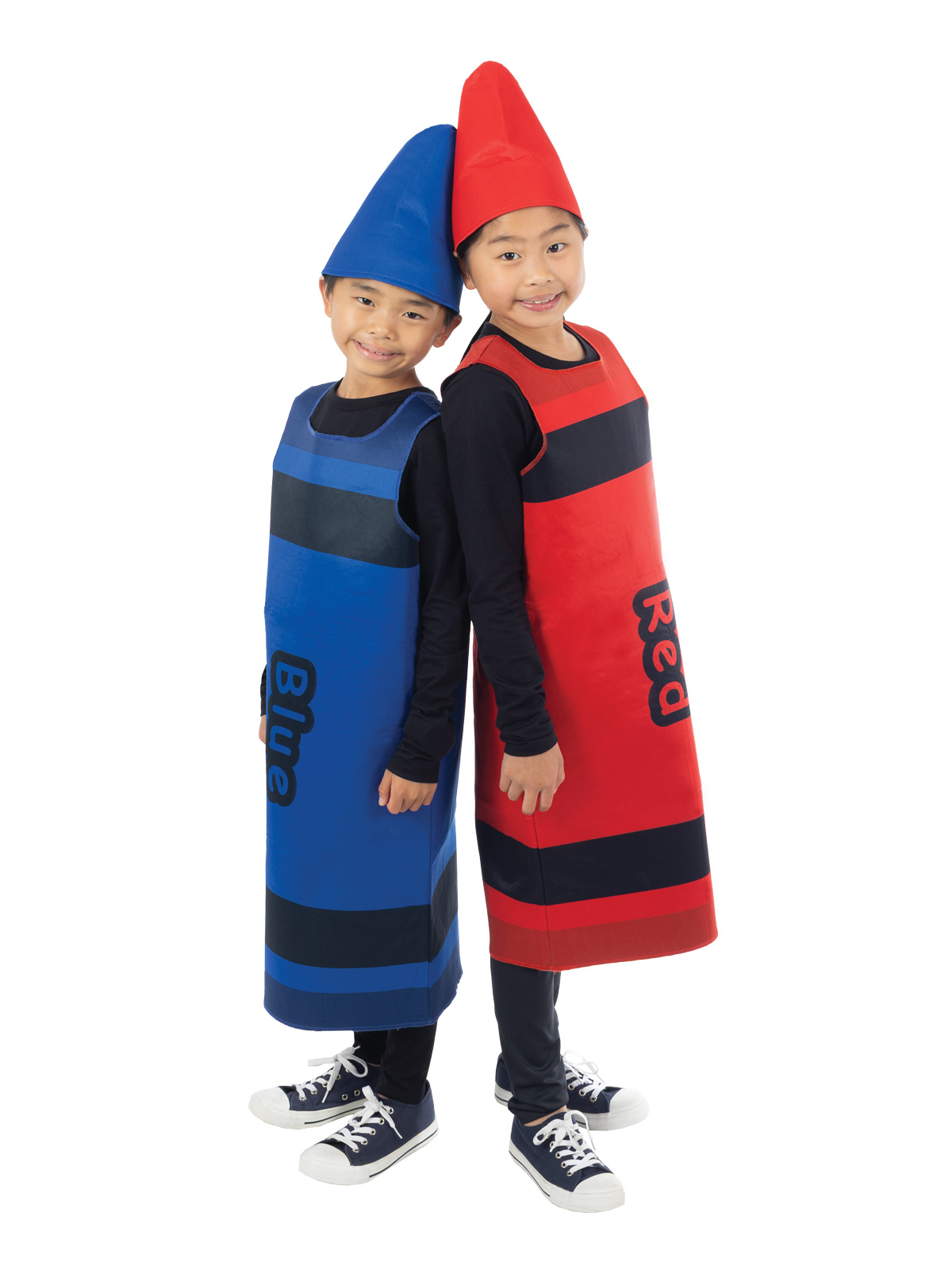 RED CRAYON ADULT TABARD COSTUME - ONE SIZE - Image 3