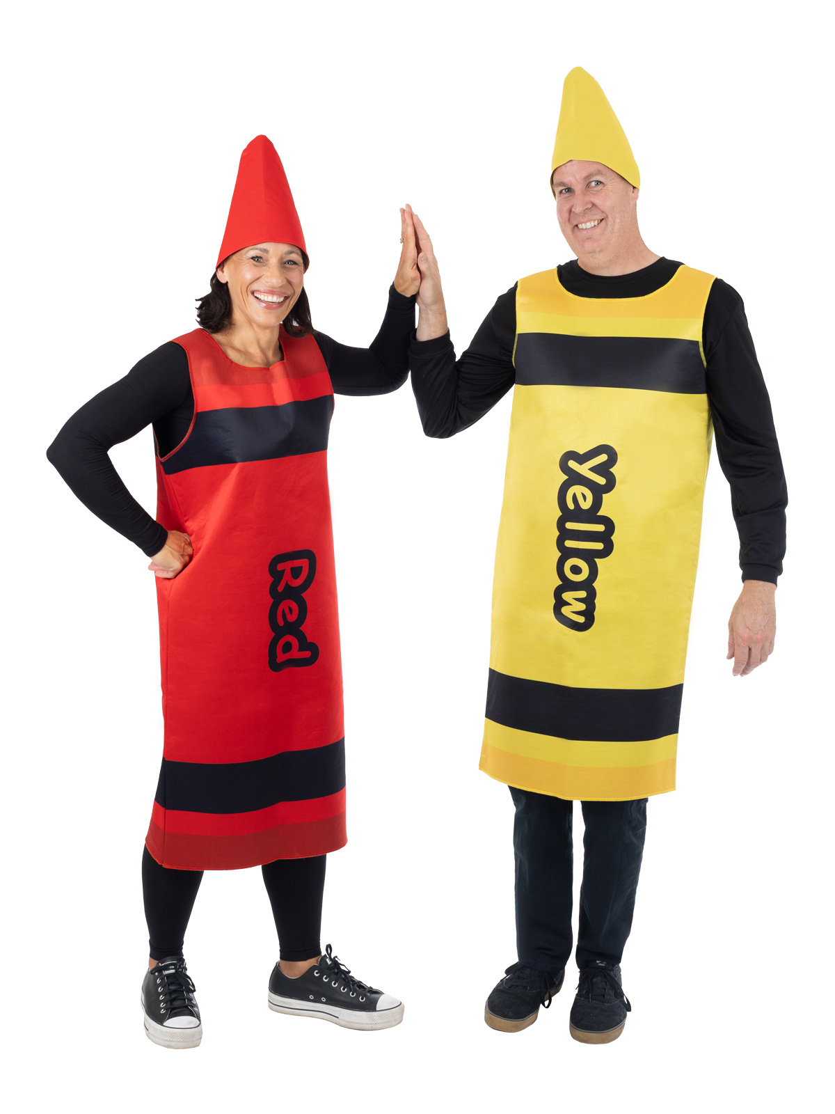 RED CRAYON ADULT TABARD COSTUME - ONE SIZE - Image 2