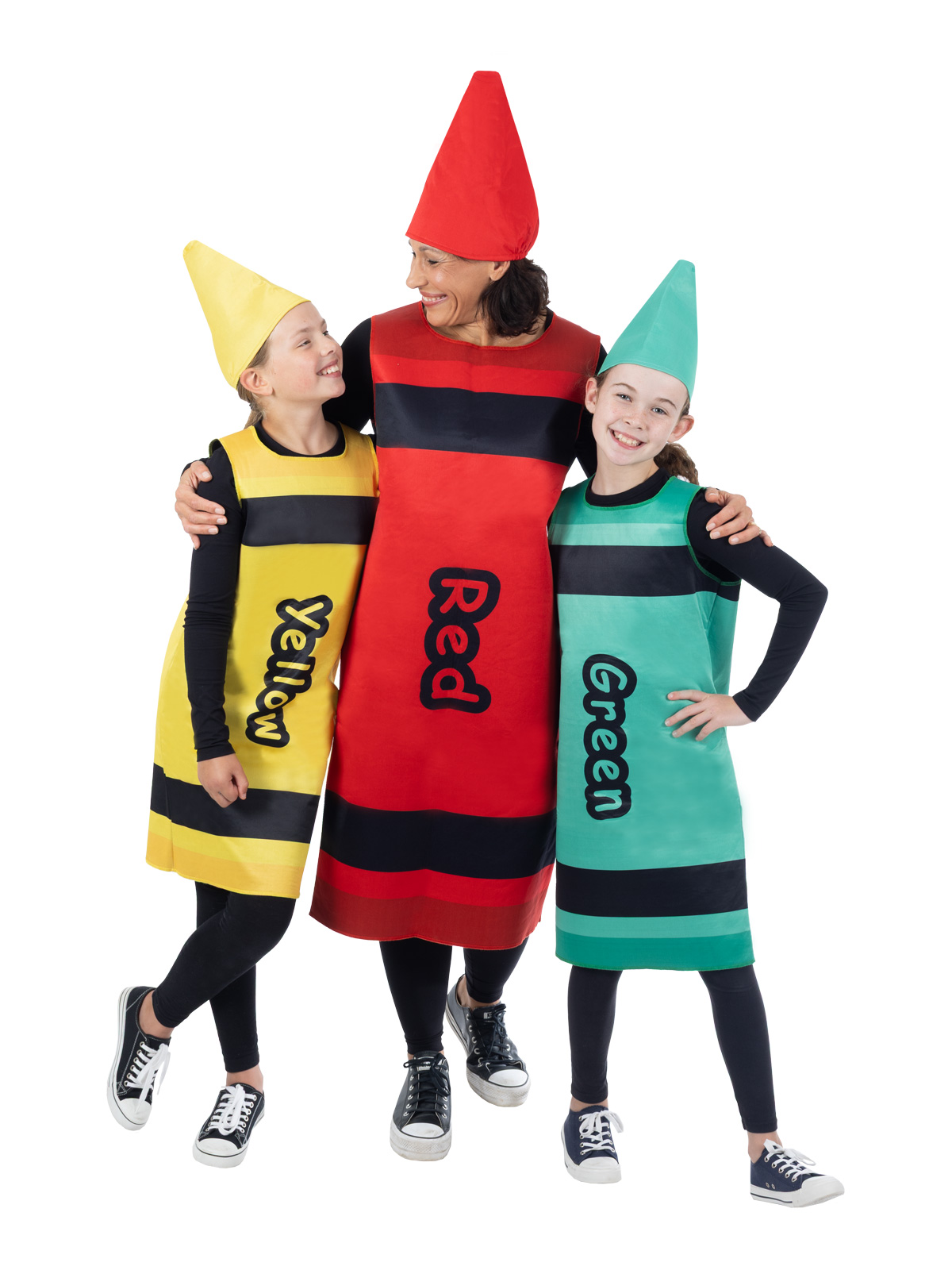 RED CRAYON ADULT TABARD COSTUME - ONE SIZE - Image 6