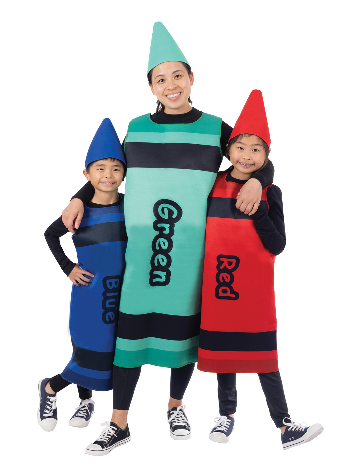 RED CRAYON ADULT TABARD COSTUME - ONE SIZE - Image 7