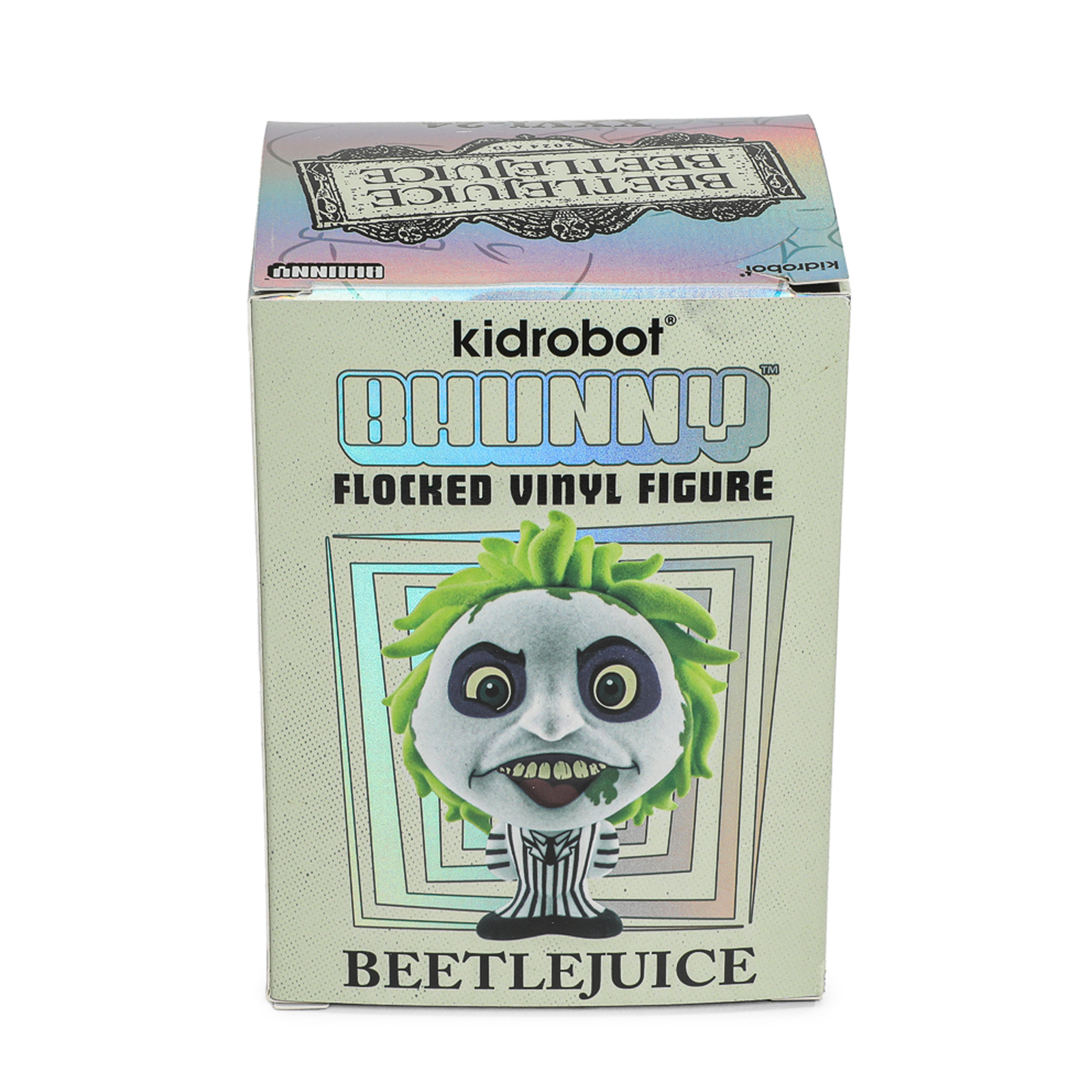 BEETLEJUICE BEETLEJUICE (2024) BHUNNY FLOCKED (STRIPED SUIT) - 4" STYLIZED FIGURE - Image 4