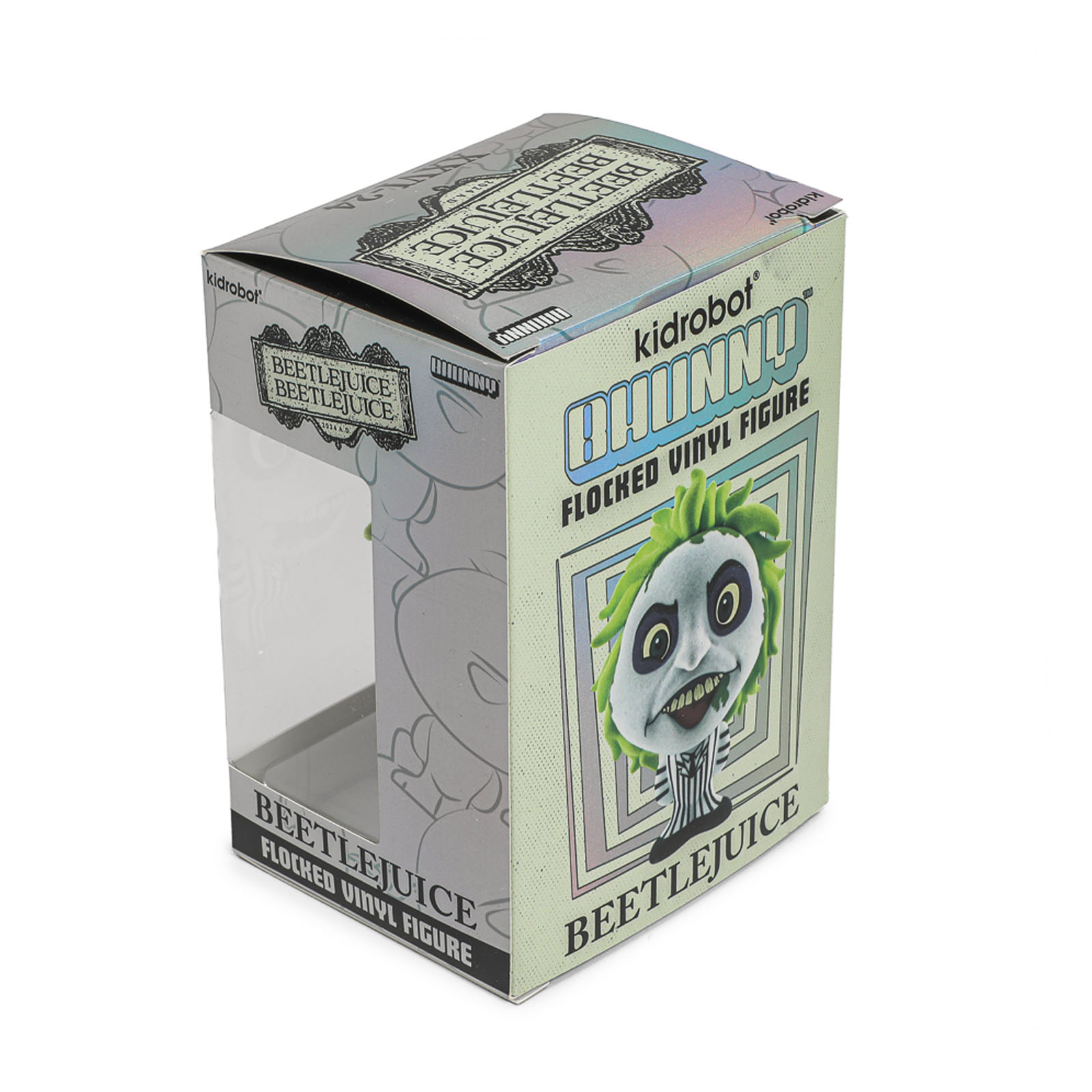 BEETLEJUICE BEETLEJUICE (2024) BHUNNY FLOCKED (STRIPED SUIT) - 4" STYLIZED FIGURE - Image 5