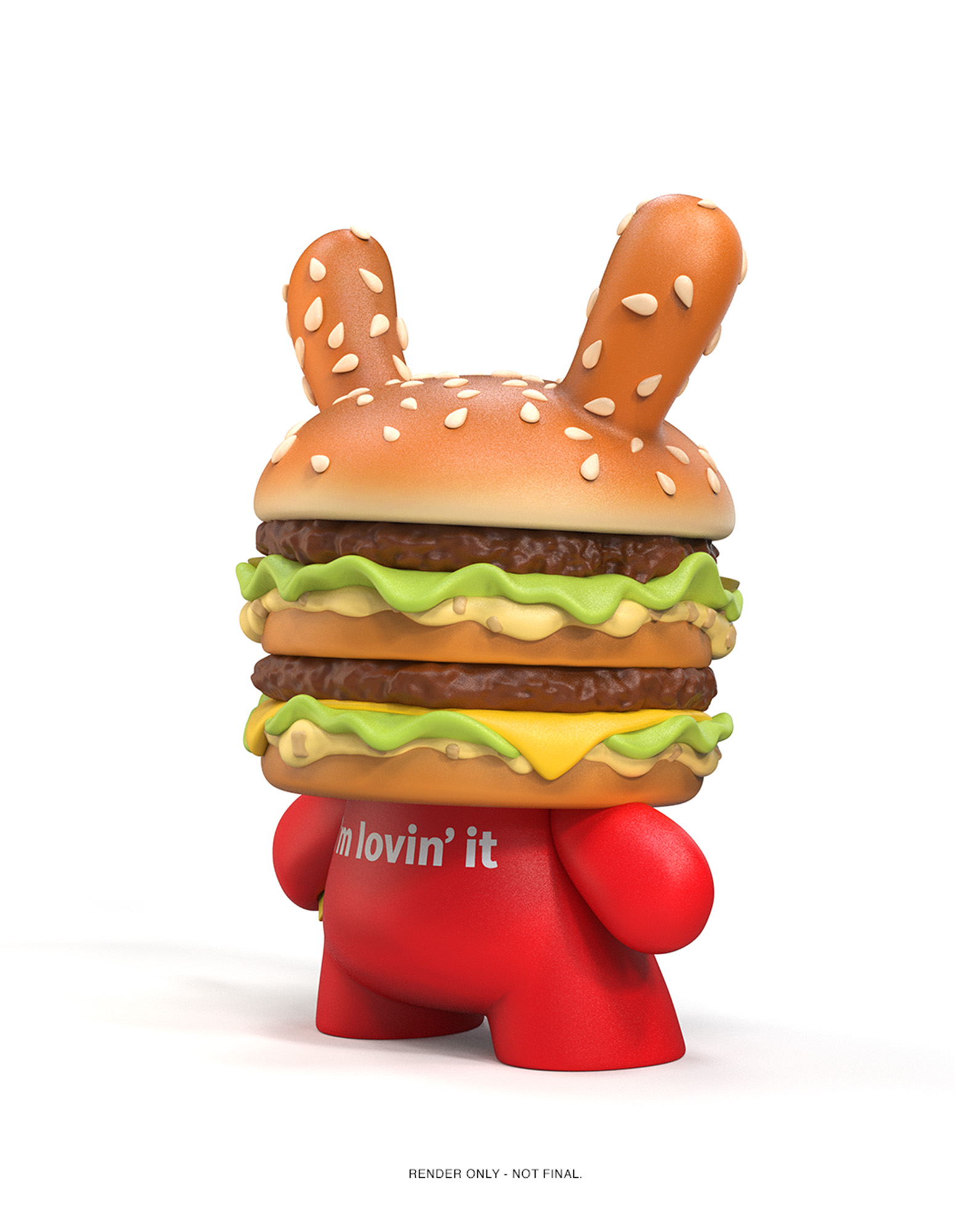 MCDONALDS BIG MAC 8" VINYL DUNNY ART FIGURINE - Image 3