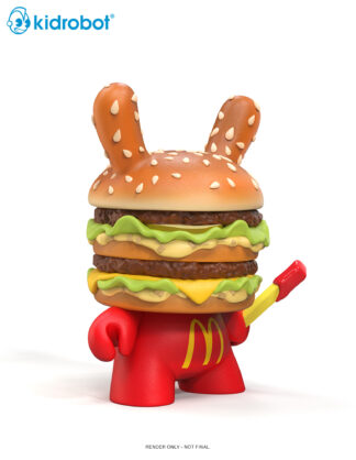 MCDONALDS BIG MAC 8" VINYL DUNNY ART FIGURINE
