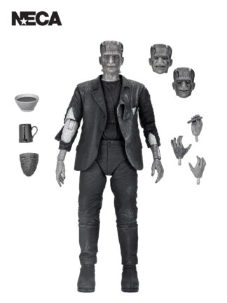 FRANKENSTEIN'S BRIDE - ULTIMATE MONSTERS (B&W) - UNIVERSAL MONSTERS 7" SCALE ACTION FIGURE