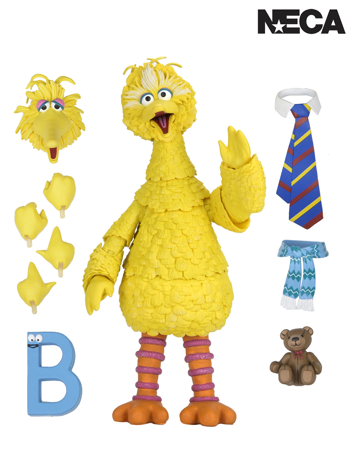 SESAME STREET ULTIMATE BIG BIRD - 7" SCALE ACTION FIGURE
