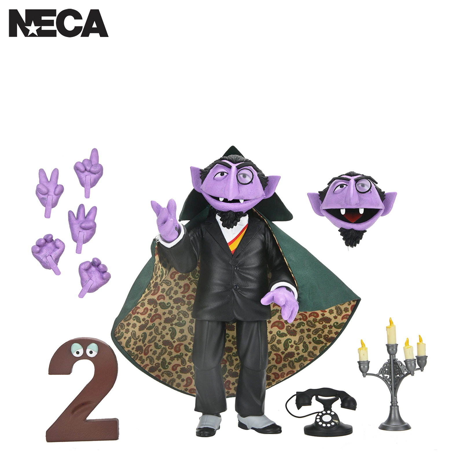 SESAME STREET - ULTIMATE THE COUNT 7" SCALE ACTION FIGURE
