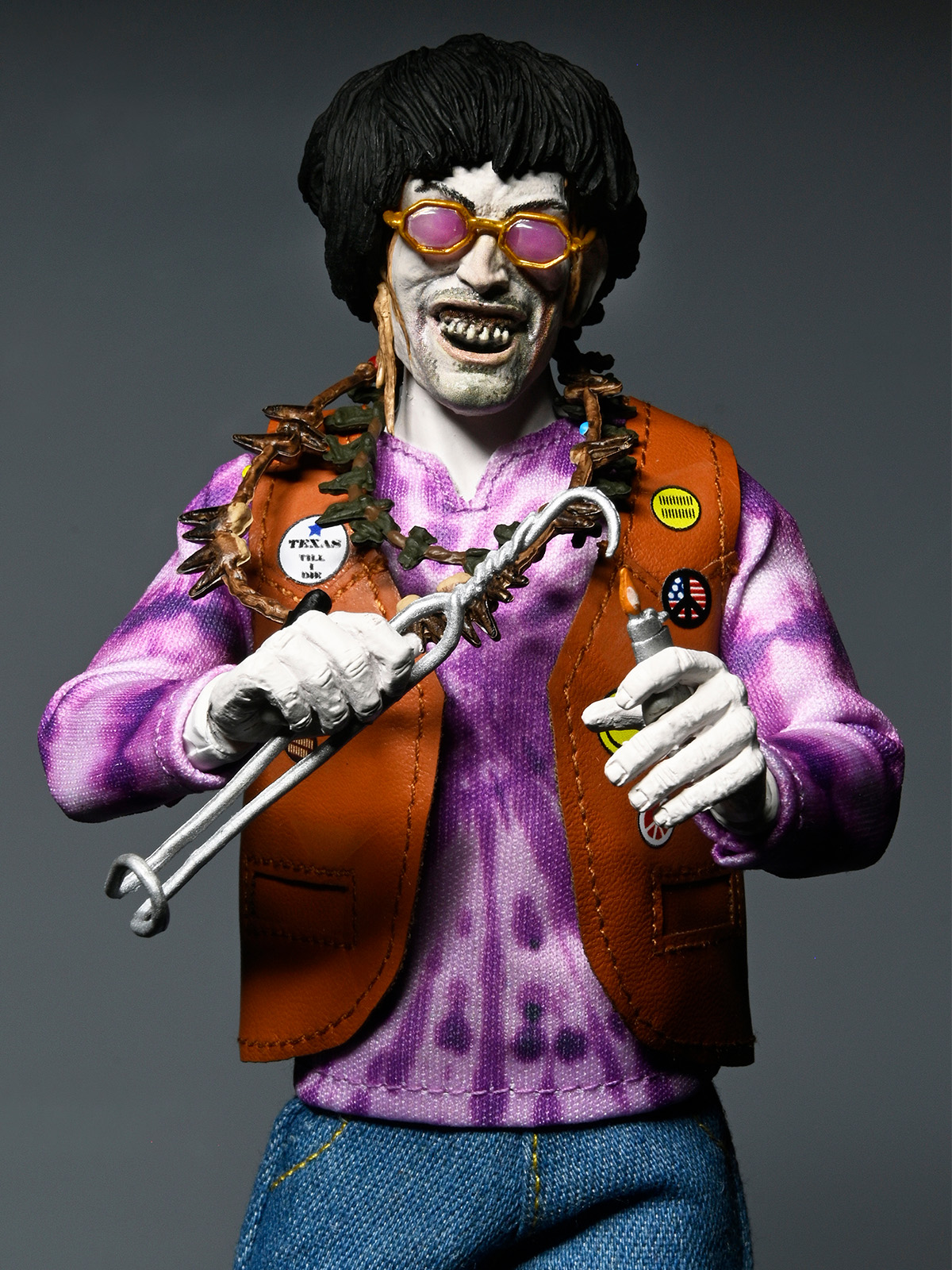 TEXAS CHAINSAW MASSACRE 2 - CHOP TOP 8" CLOTHED FIGURE - Image 3