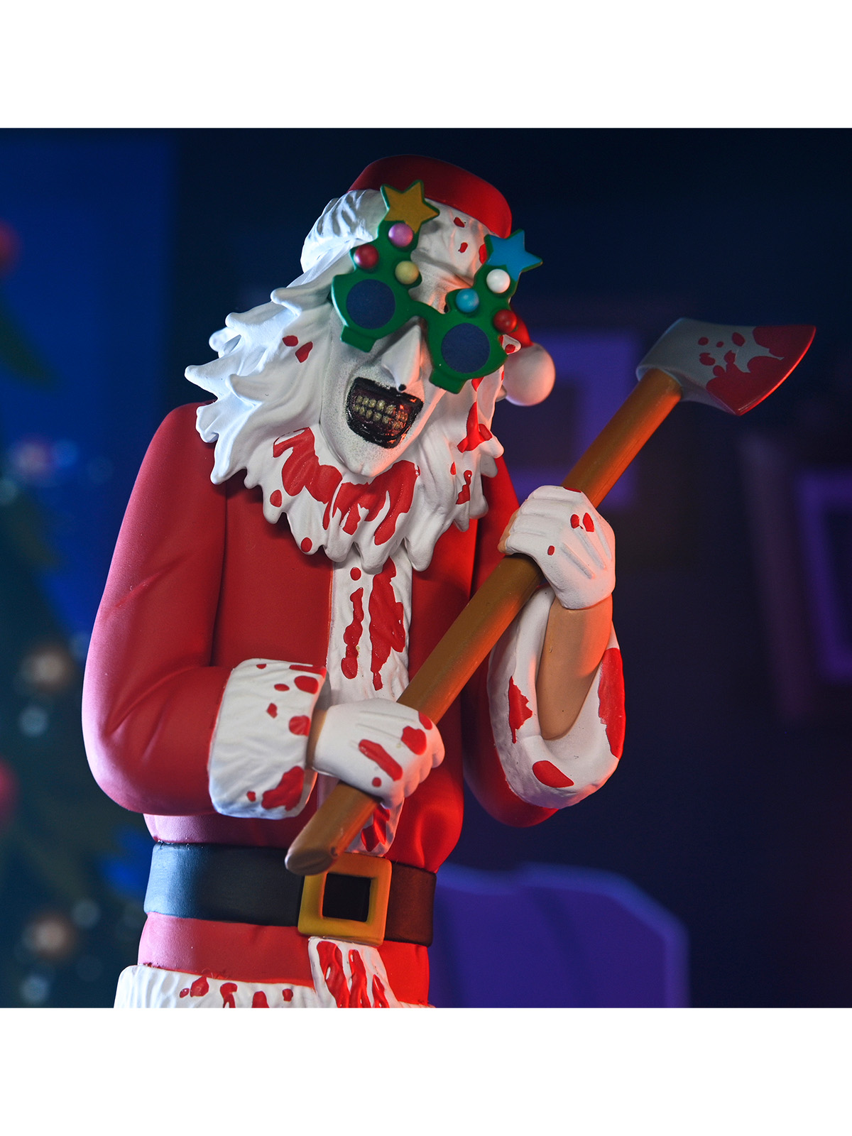 TERRIFIER - ART THE CLOWN SANTA SUIT (BLOODY VERSION) 6" SCALE FIGURE TOONY TERRORS - Image 4