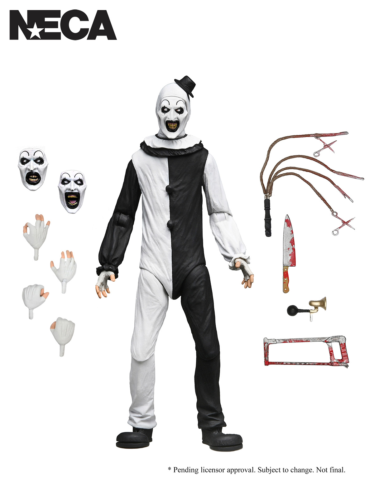 TERRIFIER - ART THE CLOWN 1/4 SCALE ACTION FIGURE