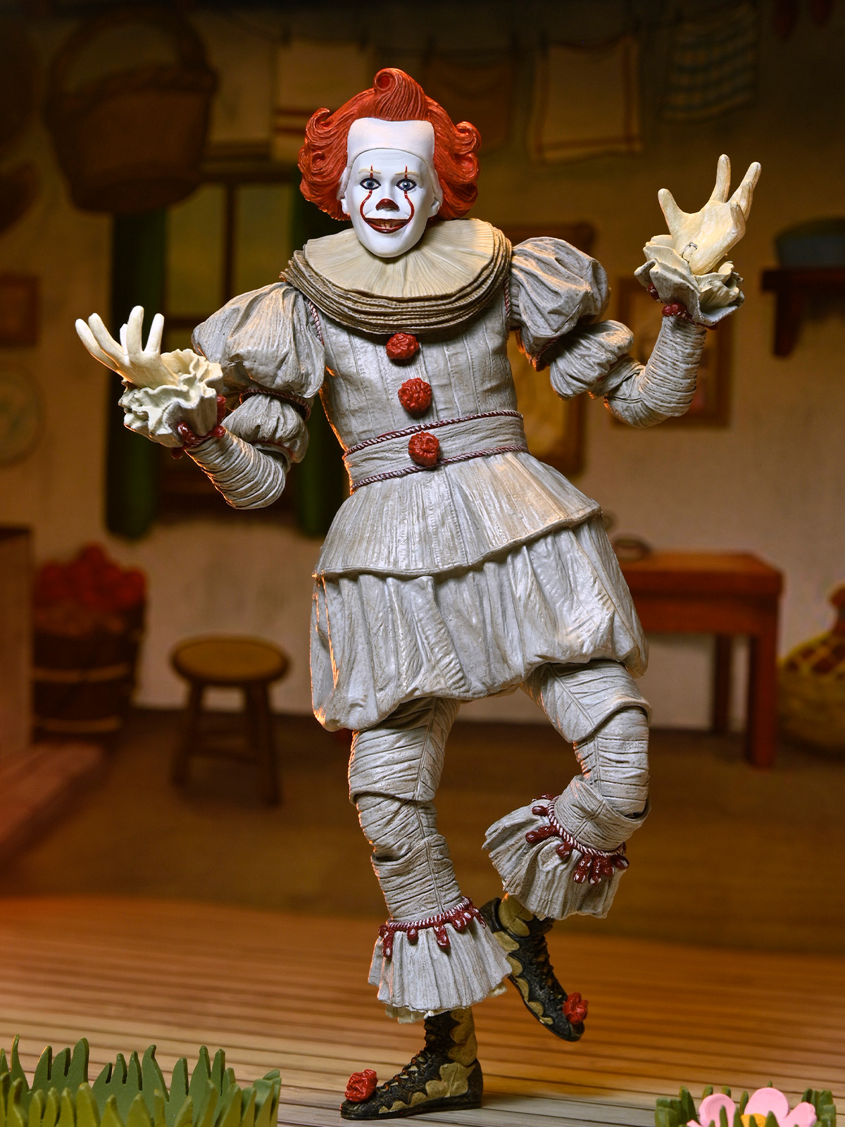 WELCOME TO DERRY ULTIMATE BOB GREY AS PENNYWISE 7" SCALE ACTION FIGURE - Image 8