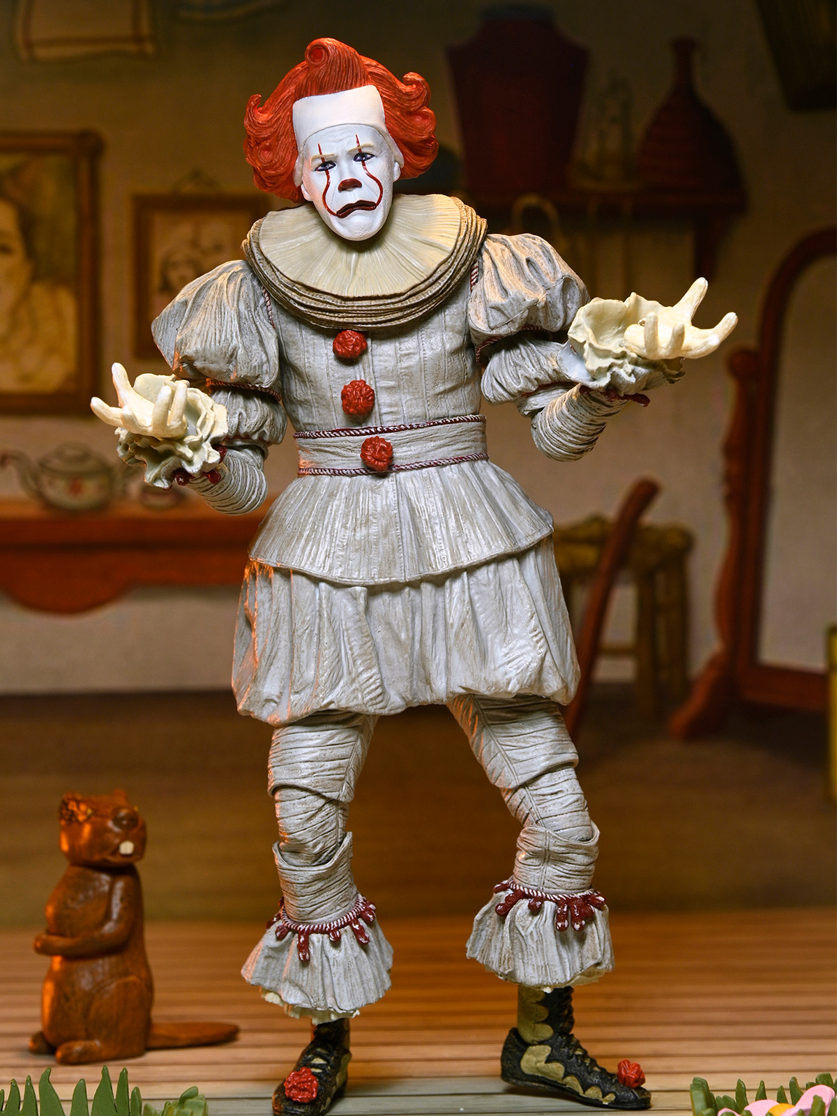 WELCOME TO DERRY ULTIMATE BOB GREY AS PENNYWISE 7" SCALE ACTION FIGURE - Image 6