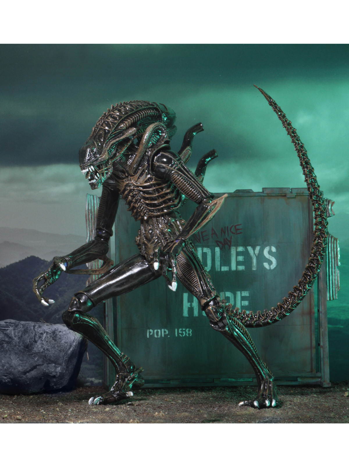 ALIENS ULTIMATE ALIENS WARRIOR (1986) BROWN - 7" SCALE ACTION FIGURE - Image 5