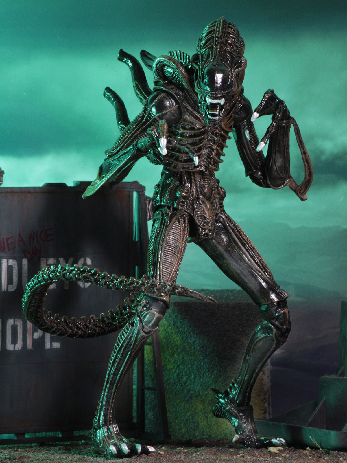 ALIENS ULTIMATE ALIENS WARRIOR (1986) BROWN - 7" SCALE ACTION FIGURE - Image 4