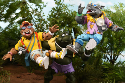 TMNT VACATION BEBOP AND ROCKSTEADY 2 PACK (CARTOON) - 7" SCALE ACTION FIGURE - Image 12