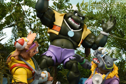 TMNT VACATION BEBOP AND ROCKSTEADY 2 PACK (CARTOON) - 7" SCALE ACTION FIGURE - Image 11