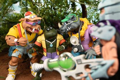 TMNT VACATION BEBOP AND ROCKSTEADY 2 PACK (CARTOON) - 7" SCALE ACTION FIGURE - Image 10
