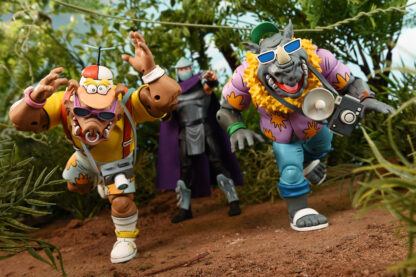 TMNT VACATION BEBOP AND ROCKSTEADY 2 PACK (CARTOON) - 7" SCALE ACTION FIGURE - Image 9