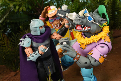 TMNT VACATION BEBOP AND ROCKSTEADY 2 PACK (CARTOON) - 7" SCALE ACTION FIGURE - Image 8