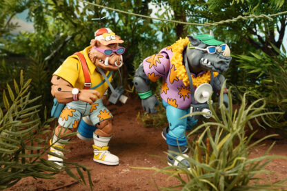 TMNT VACATION BEBOP AND ROCKSTEADY 2 PACK (CARTOON) - 7" SCALE ACTION FIGURE - Image 6