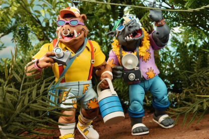 TMNT VACATION BEBOP AND ROCKSTEADY 2 PACK (CARTOON) - 7" SCALE ACTION FIGURE - Image 16