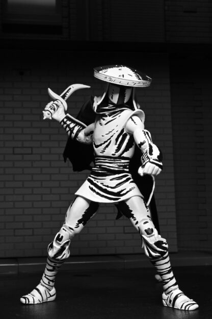 TMNT ELITE FOOT NINJA GUARD BLACK & WHITE FIGURE (MIRAGE COMICS) - 7" SCALE ACTION FIGURE - Image 3