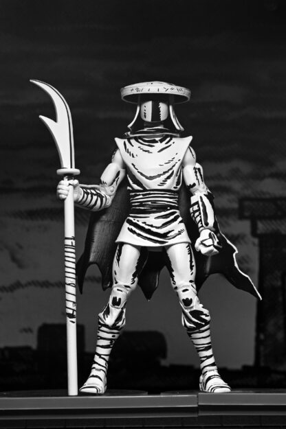 TMNT ELITE FOOT NINJA GUARD BLACK & WHITE FIGURE (MIRAGE COMICS) - 7" SCALE ACTION FIGURE - Image 2