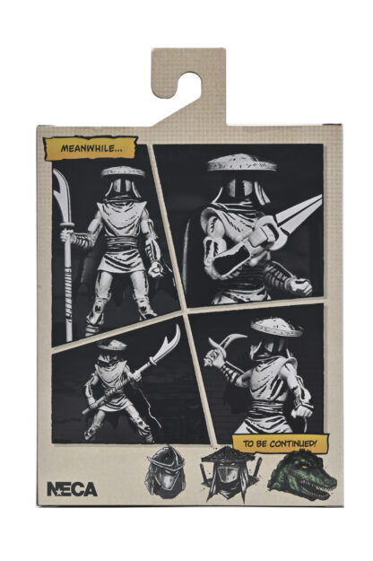 TMNT ELITE FOOT NINJA GUARD BLACK & WHITE FIGURE (MIRAGE COMICS) - 7" SCALE ACTION FIGURE - Image 7
