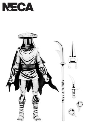 TMNT ELITE FOOT NINJA GUARD BLACK & WHITE FIGURE (MIRAGE COMICS) - 7" SCALE ACTION FIGURE