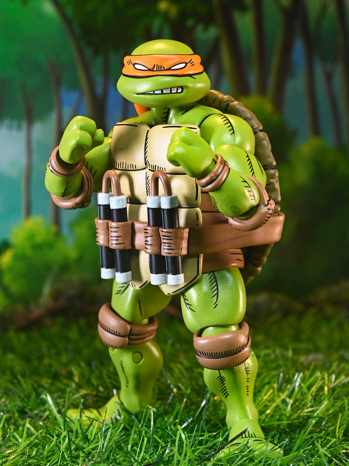 TMNT X USAGI YOJIMBO - ULTIMATE MICHELANGELO 7" SCALE ACTION FIGURE - Image 9