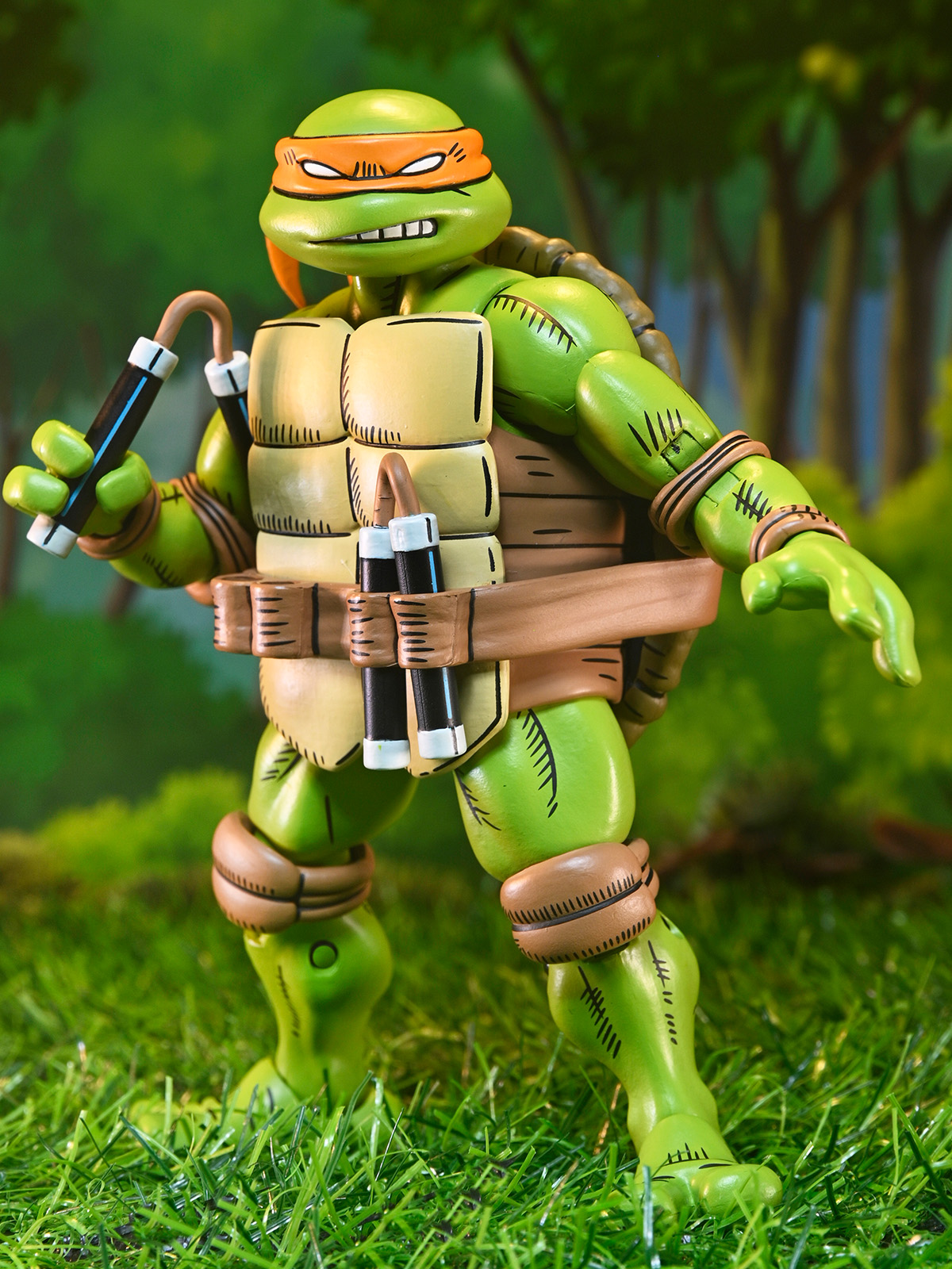 TMNT X USAGI YOJIMBO - ULTIMATE MICHELANGELO 7" SCALE ACTION FIGURE - Image 7