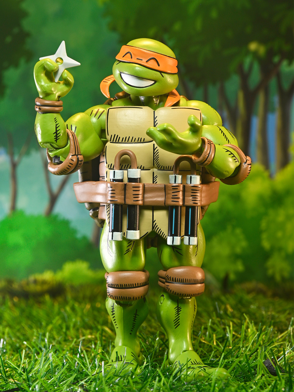 TMNT X USAGI YOJIMBO - ULTIMATE MICHELANGELO 7" SCALE ACTION FIGURE - Image 3