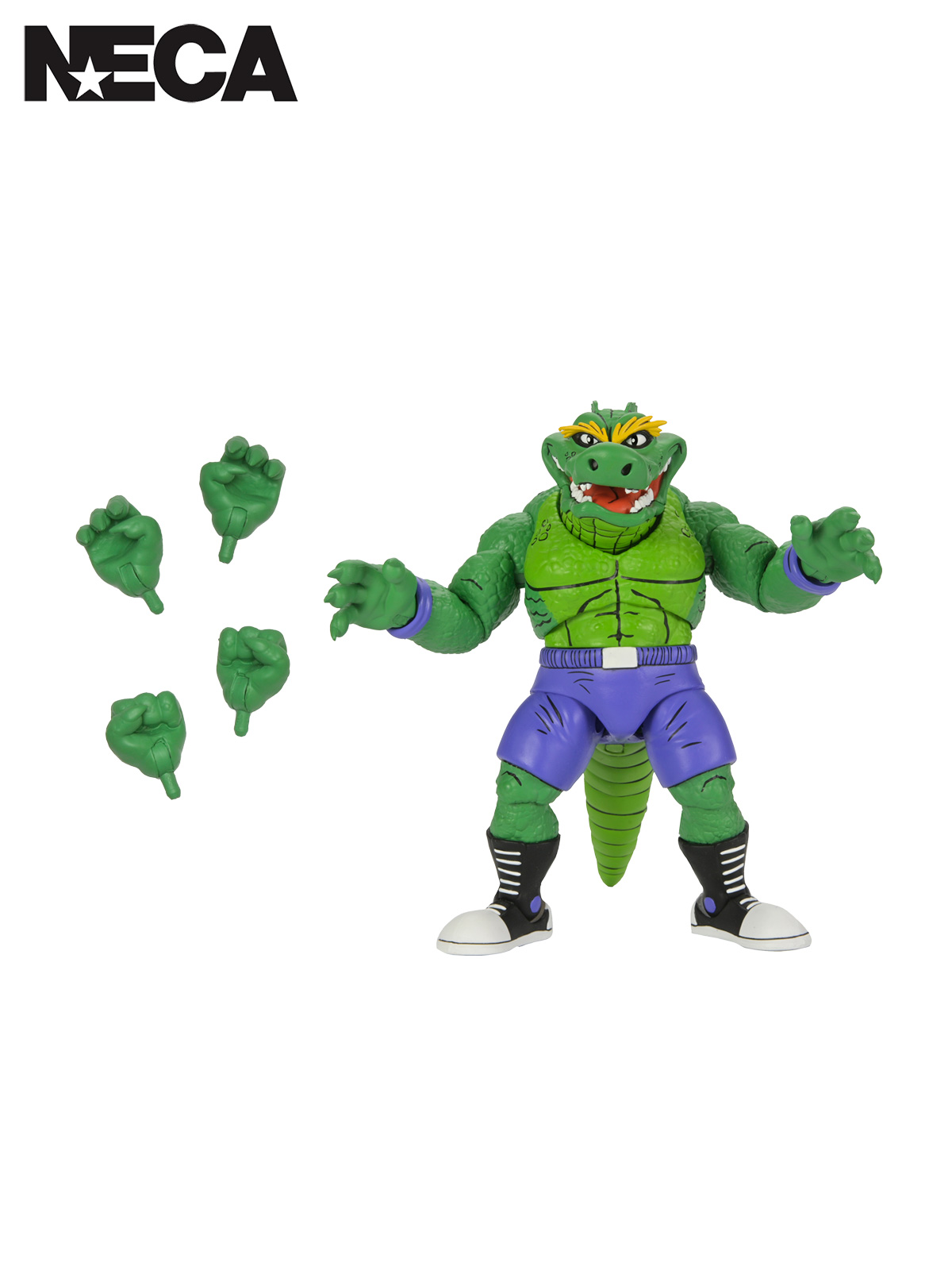 TMNT STUMP WRESTLING LEATHERHEAD (ARCHIE COMICS) 7" SCALE ACTION FIGURE