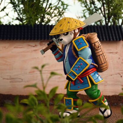 TMNT (CARTOON) ULTIMATE PANDA KHAN - 7" SCALE ACTION FIGURE - Image 4