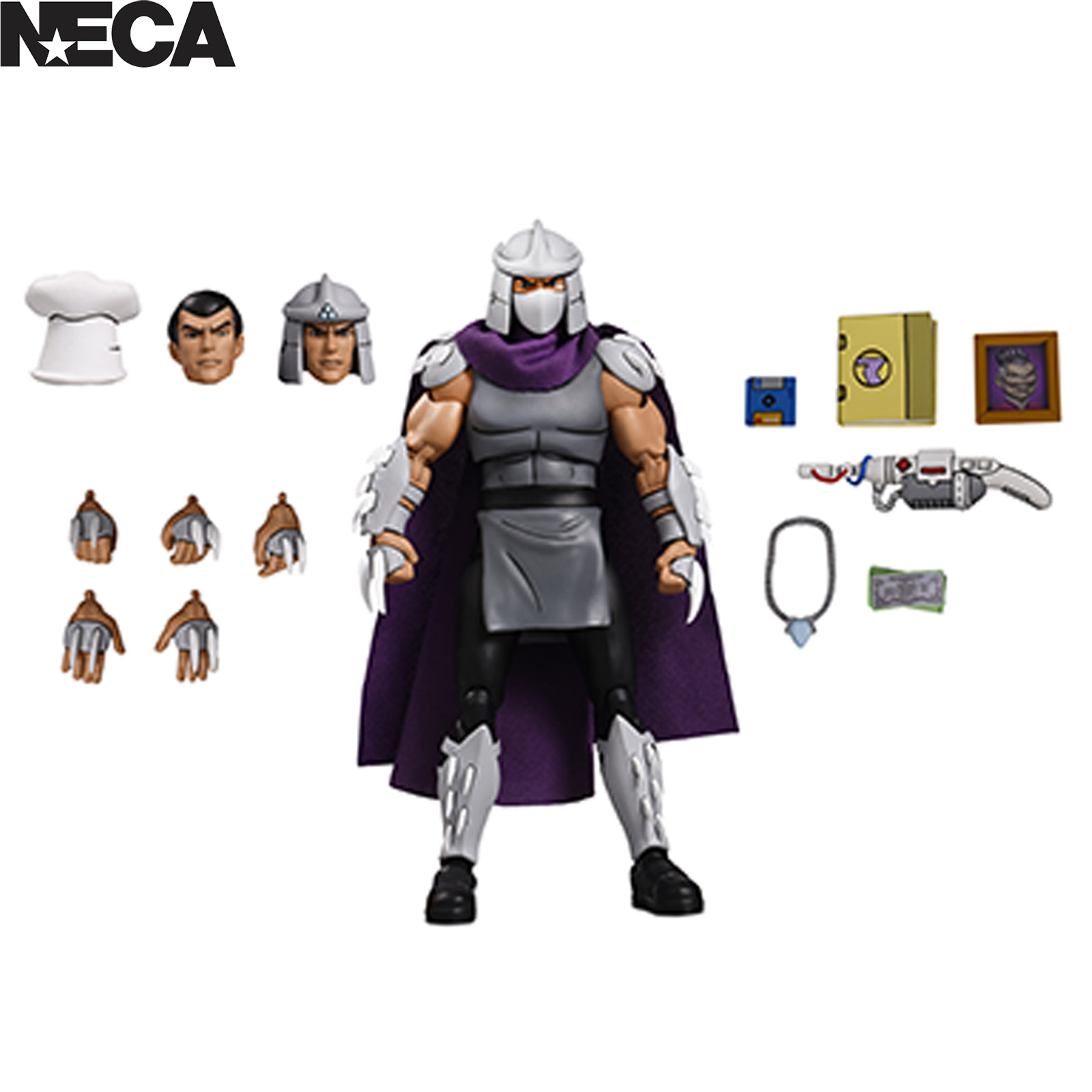 TMNT (CARTOON) ULTIMATE SHREDDER CLASSIC COLOURS - 7" SCALE ACTION FIGURE