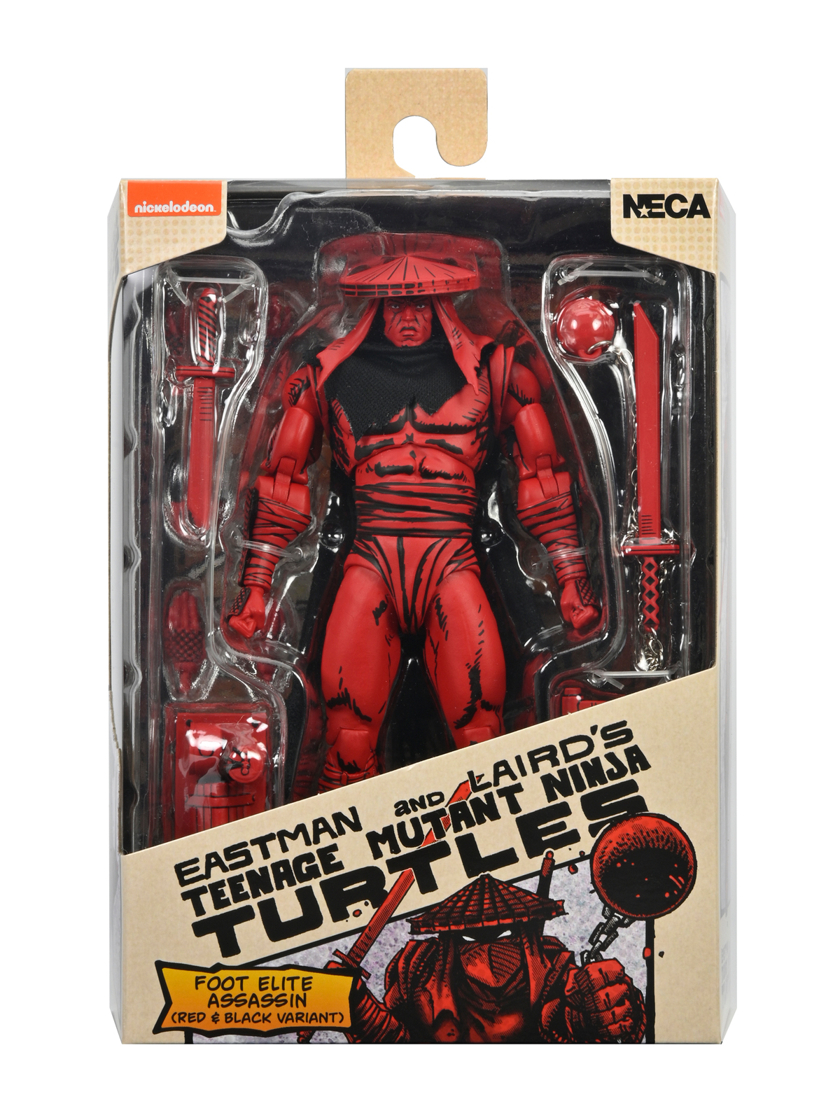 TMNT RED AND BLACK FOOT ASSASSIN (MIRAGE COMICS) 7" SCALE ACTION FIGURE - Image 5