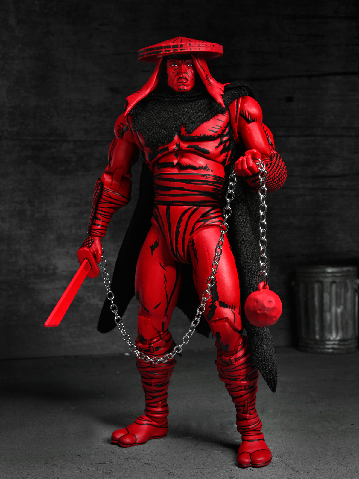 TMNT RED AND BLACK FOOT ASSASSIN (MIRAGE COMICS) 7" SCALE ACTION FIGURE - Image 4
