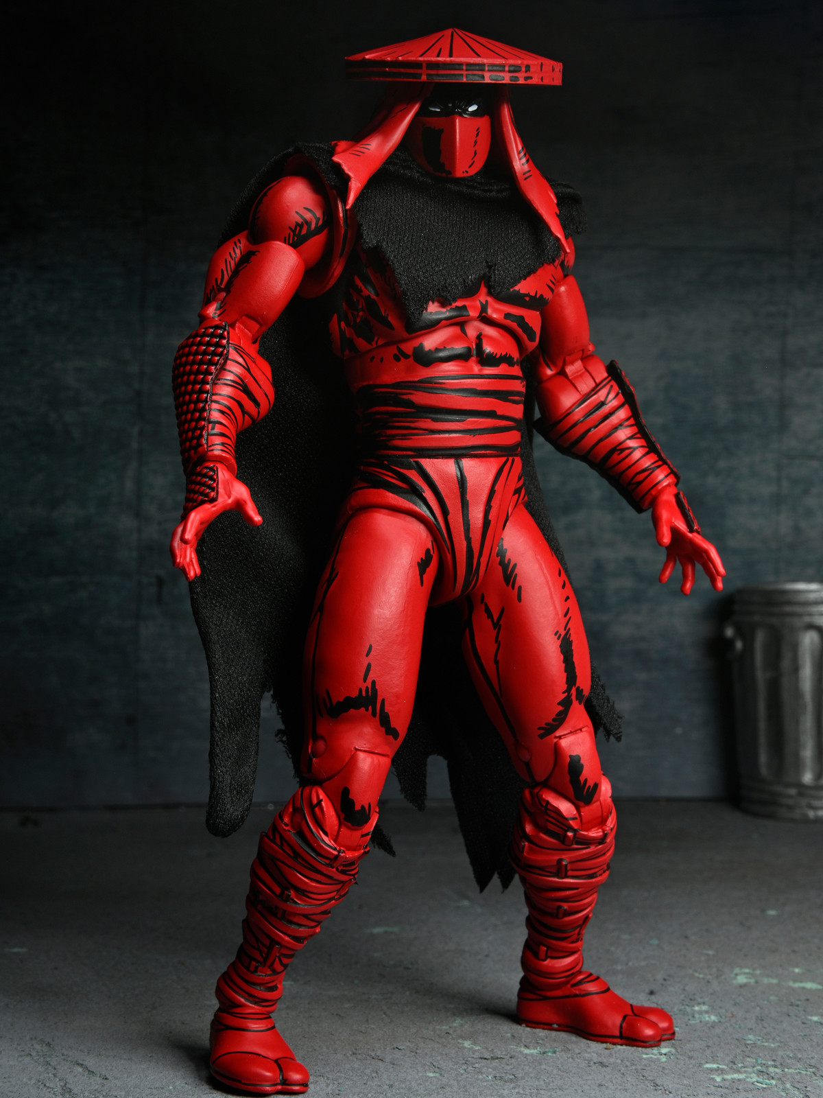 TMNT RED AND BLACK FOOT ASSASSIN (MIRAGE COMICS) 7" SCALE ACTION FIGURE - Image 3