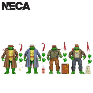 TMNT (MIRAGE COMICS) GANGSTER TURTLES 4-PACK - 7" SCALE ACTOIN FIGURES