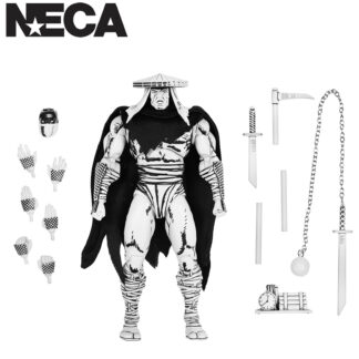 TMNT FOOT ASSASSIN BLACK & WHITE (MIRAGE COMICS) - 7" SCALE ACTION FIGURE