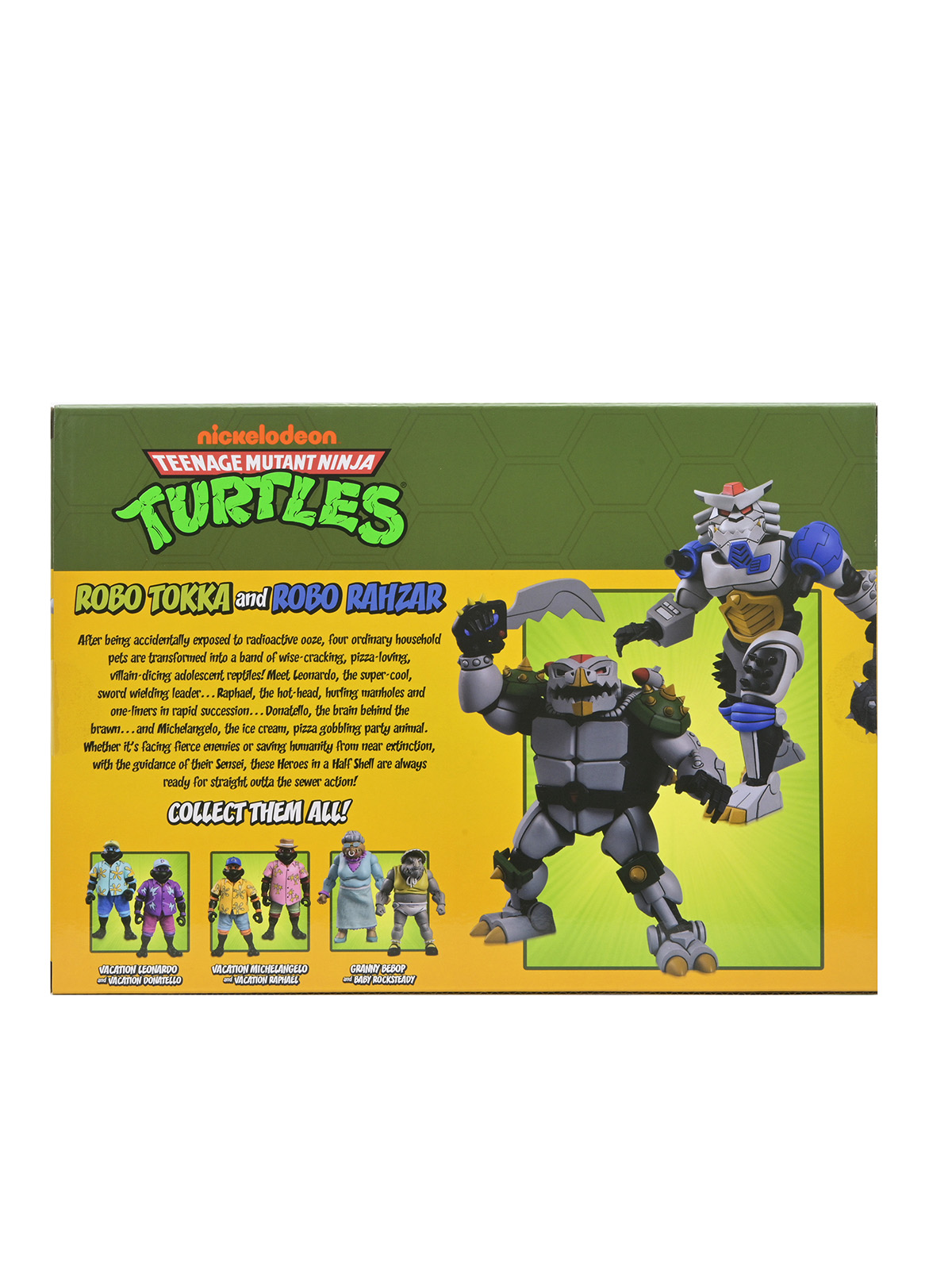 TMNT (1987 CARTOON) ROBO TOKKA & RAHZAR 2-PACK 7" SCALE ACTION FIGURES - Image 12