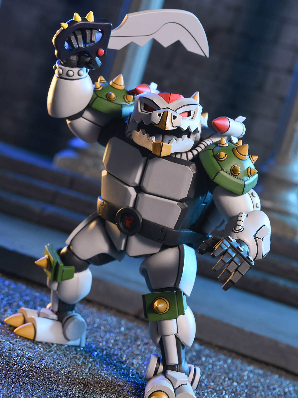 TMNT (1987 CARTOON) ROBO TOKKA & RAHZAR 2-PACK 7" SCALE ACTION FIGURES - Image 9