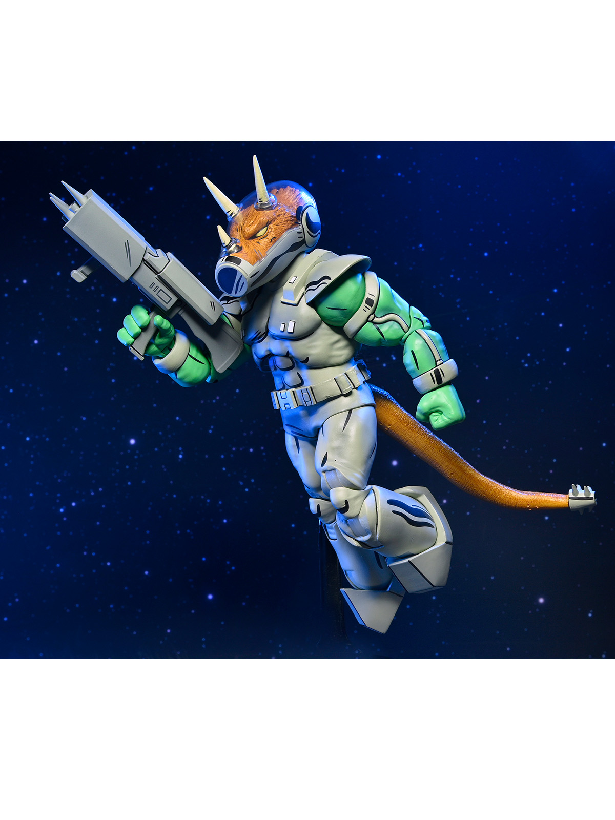 TMNT (MIRAGE COMICS) SHOCK COMMANDO TRICERATON - 7" SCALE ACTION FIGURE - Image 6