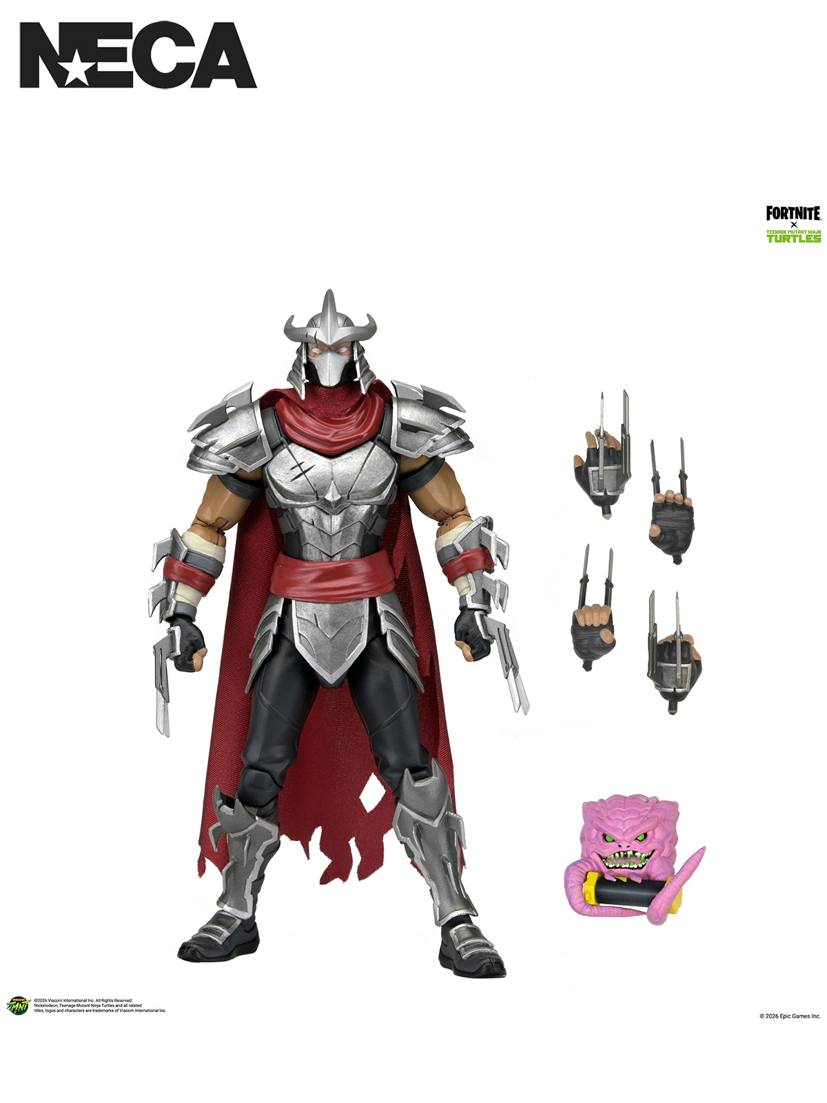 TMNT X FORTNITE SHREDDER - 7" SCALE ACTION FIGURE