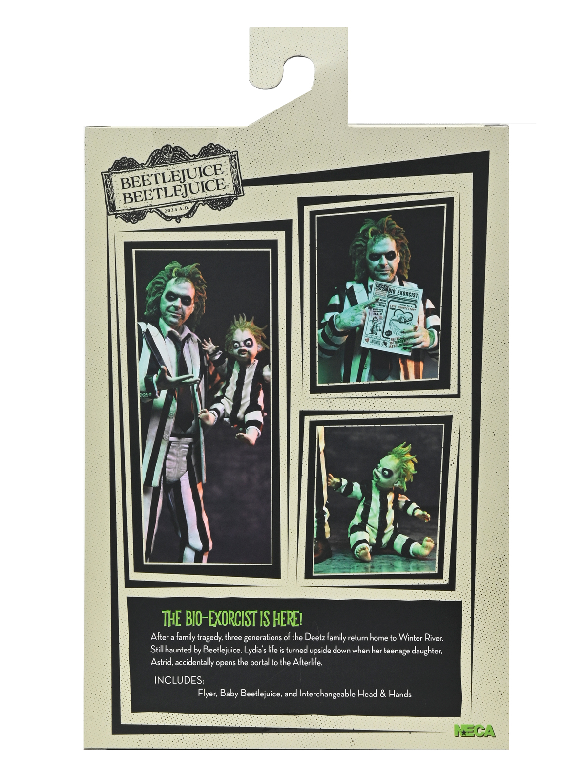 BEETLEJUICE "STRIPED SUIT" BEETLEJUICE BEETLEJUICE ULTIMATE 7" SCALE ACTION FIGURE - Image 5