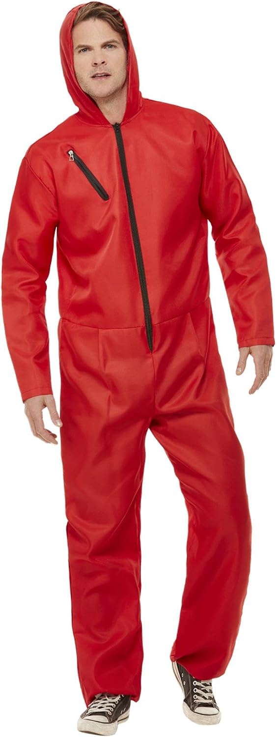BANK ROBBER JUMPSUIT, ADULT - Image 2