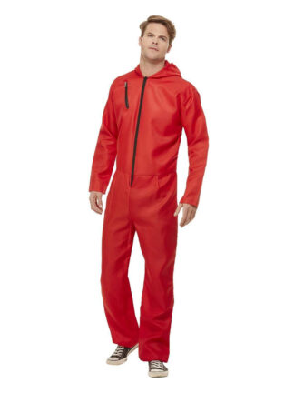 BANK ROBBER JUMPSUIT, ADULT